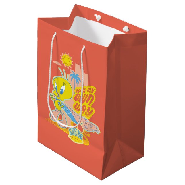 TWEETY™ - Going My Own Way Medium Gift Bag (Front Angled)