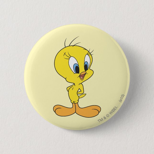TWEETY™ Haha 6 Cm Round Badge (Front)
