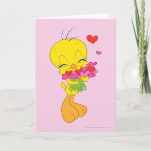 Tweety Hearts Holiday Card