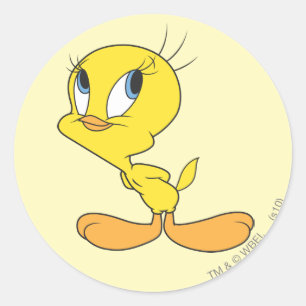 TWEETY™ Hmm Classic Round Sticker