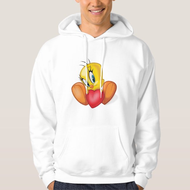 TWEETY™ Holding Heart Hoodie (Front)