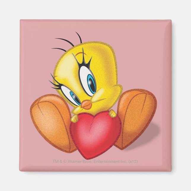 TWEETY™ Holding Heart Magnet (Front)