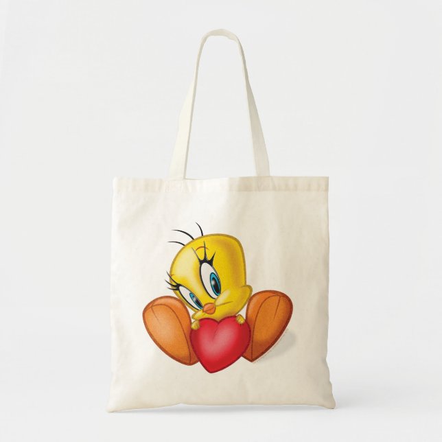 TWEETY™ Holding Heart Tote Bag (Front)