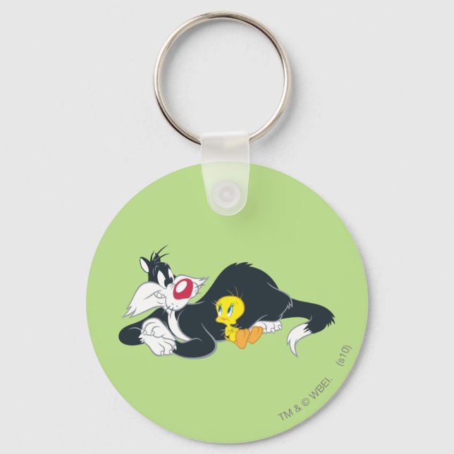 TWEETY™ In Action Pose 14 Key Ring (Front)