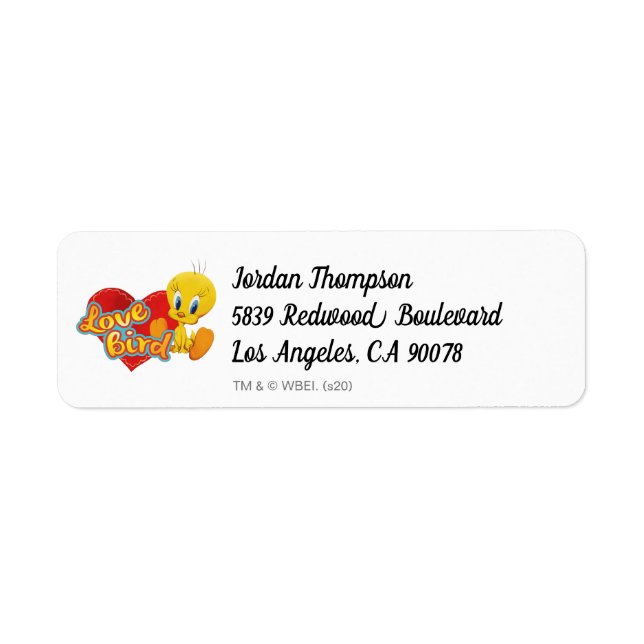 TWEETY™ - Love Bird Return Address Label (Front)