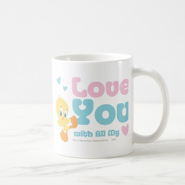 TWEETY™ "Love You With All My Heart" Coffee Mug (Right)