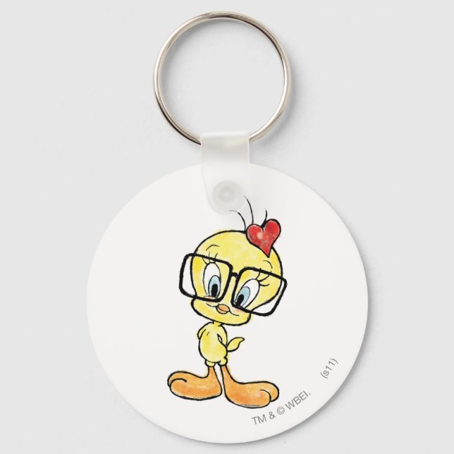 TWEETY™ Nerd Key Ring (Front)