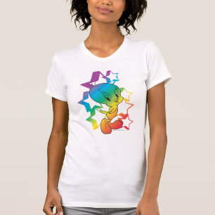 Tweety Rainbow Stars T-Shirt