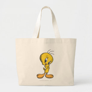 Tweety Shy Large Tote Bag