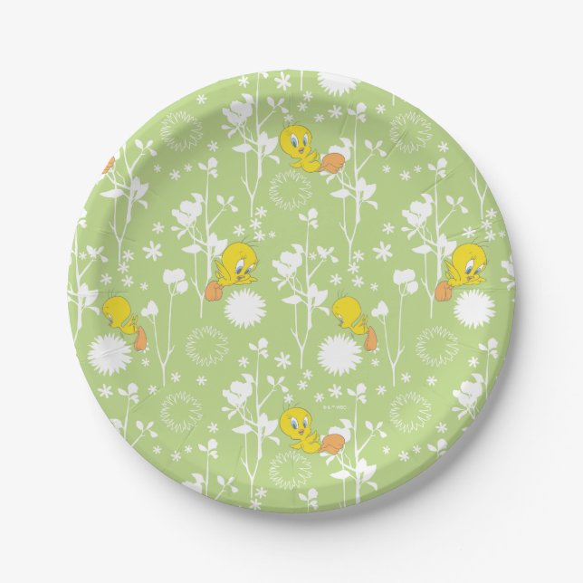 TWEETY™ Springtime Vibes Paper Plate (Front)