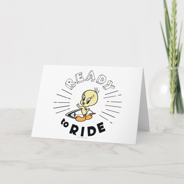 TWEETY™ Surfboard -  Ready to Ride Card (Front)