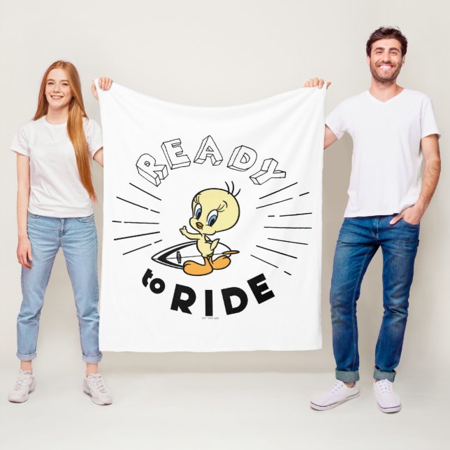 TWEETY™ Surfboard -  Ready to Ride Fleece Blanket (In Situ)