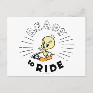 TWEETY™ Surfboard -  Ready to Ride Postcard
