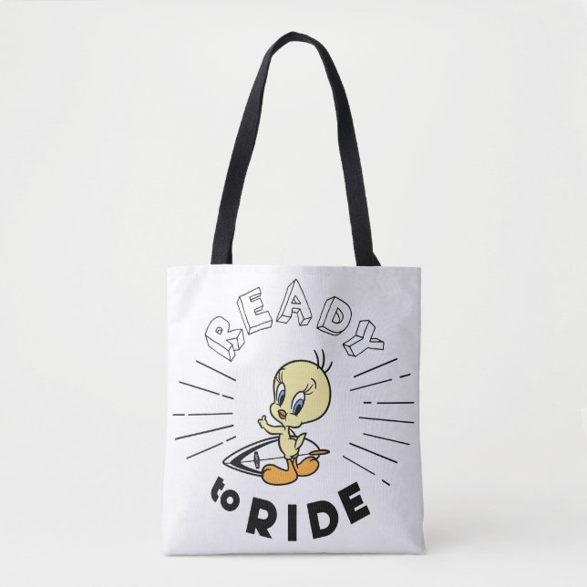 TWEETY™ Surfboard -  Ready to Ride Tote Bag (Front)