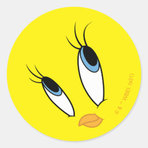 TWEETY™ Sweet Eyes Classic Round Sticker