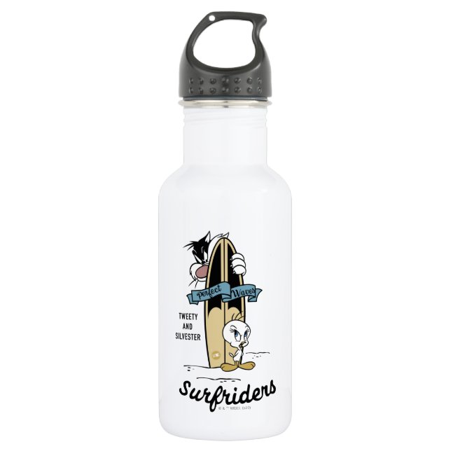 TWEETY™ & SYLVESTER™ Surfriders 532 Ml Water Bottle (Front)