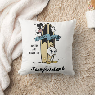 TWEETY™ & SYLVESTER™ Surfriders Cushion