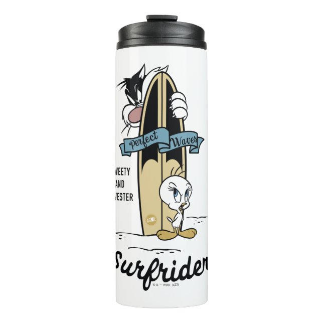 TWEETY™ & SYLVESTER™ Surfriders Thermal Tumbler (Front)