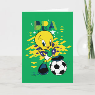 TWEETY™ Team Brazil Soccer Graphic Card