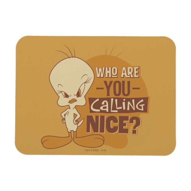 TWEETY™- Who Are You Calling Nice? Magnet (Horizontal)