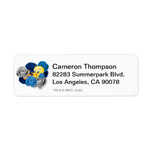 TWEETY™ With Roses Return Address Label