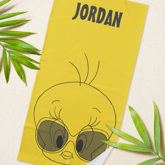 TWEETY™ with Shades Beach Towel (Creator Uploaded)