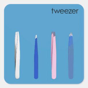Tweezer Band Parody Album Square Sticker