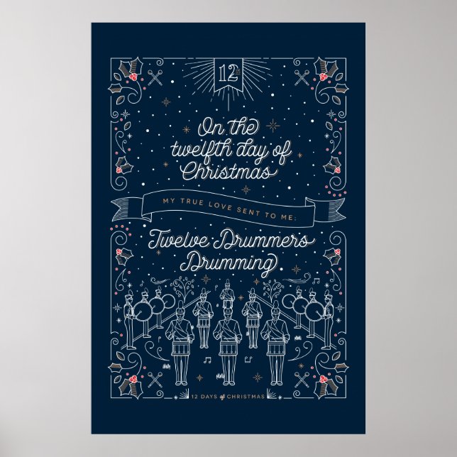 Twelfth Day of Christmas Poster 24x36 (Front)