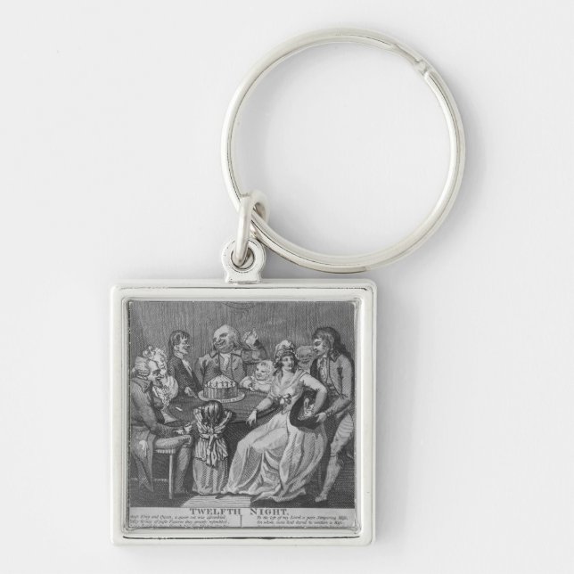 Twelfth Night, 1794 Key Ring (Front)