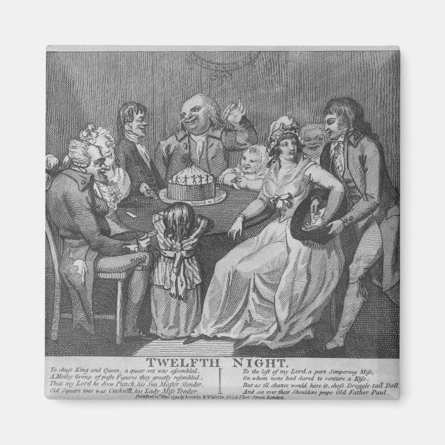 Twelfth Night, 1794 Magnet (Front)