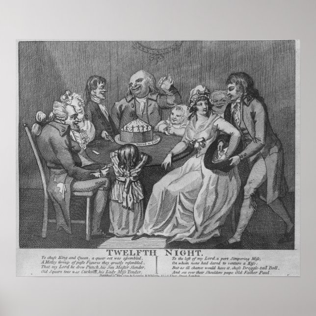 Twelfth Night, 1794 Poster (Front)