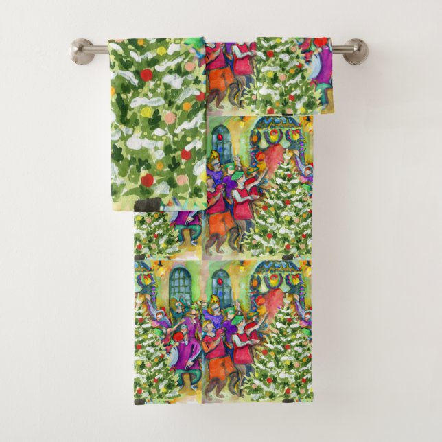 Twelfth Night Bath Towel Set (Insitu)