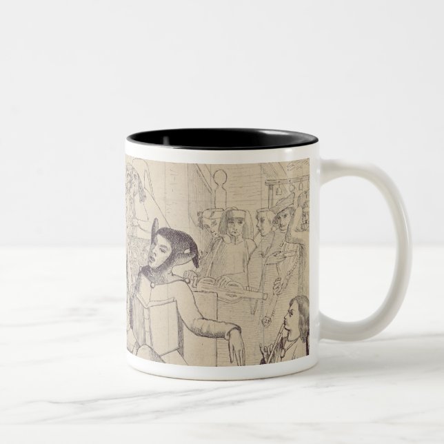 Twelfth Night, c.1850 Two-Tone Coffee Mug (Right)