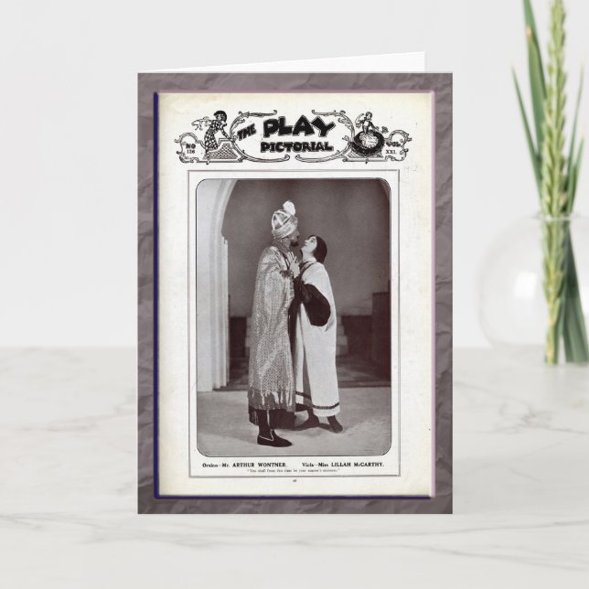 Twelfth Night Greeting Card (Front)