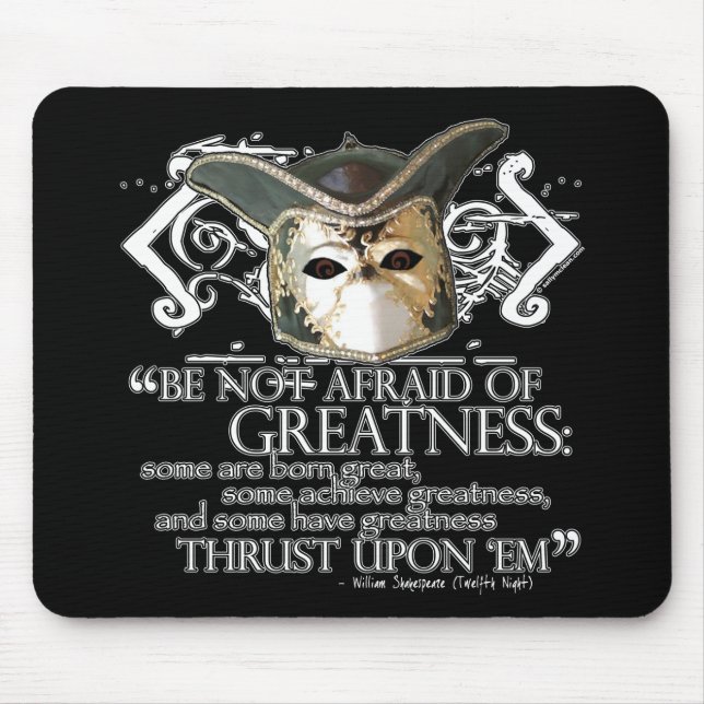 Twelfth Night Quote Mouse Pad (Front)