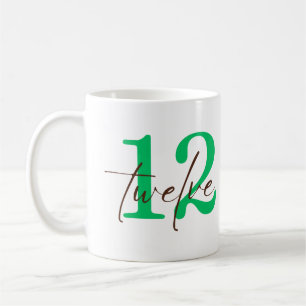 Twelth Year with Personalization Coffee Mug