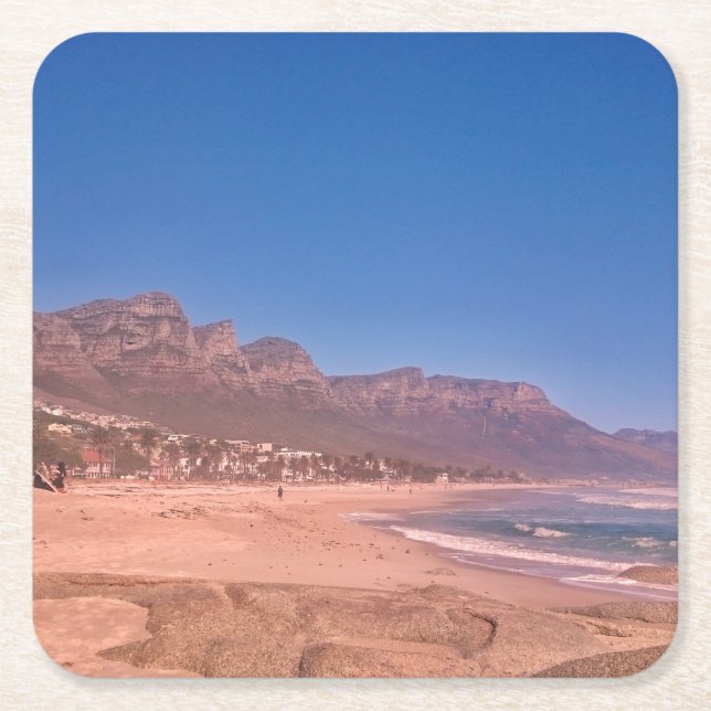 Twelve Apostles Cape Town View Paper Coaster (Front)