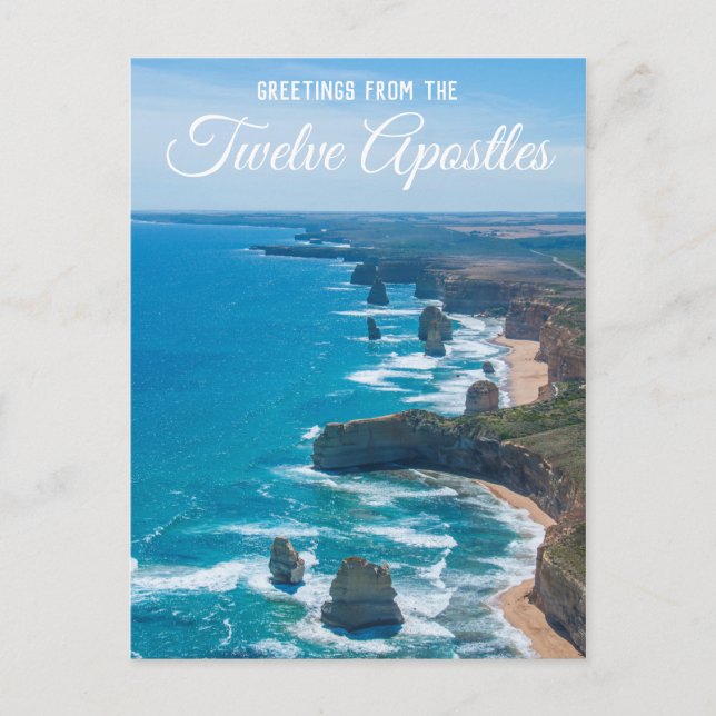 Twelve Apostles Great Ocean Road Air Aerial Postcard (Front)