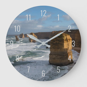 Twelve Apostles Great Ocean Road Trip Australia Large Clock