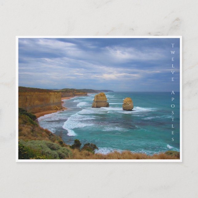 twelve apostles moody postcard (Front)