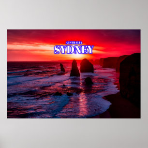 Twelve Apostles Sydney - Australia Poster