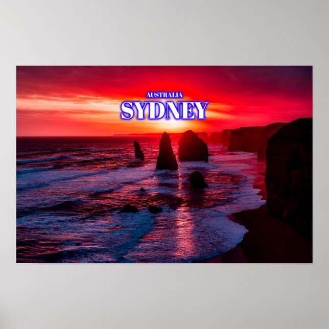 Twelve Apostles Sydney - Australia Poster (Front)