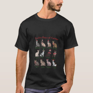 Twelve Days Of Catmas One Knocked Over The Christm T-Shirt