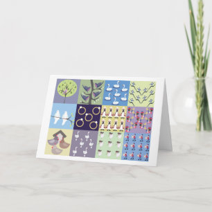 Twelve Days of Christmas Holiday Card