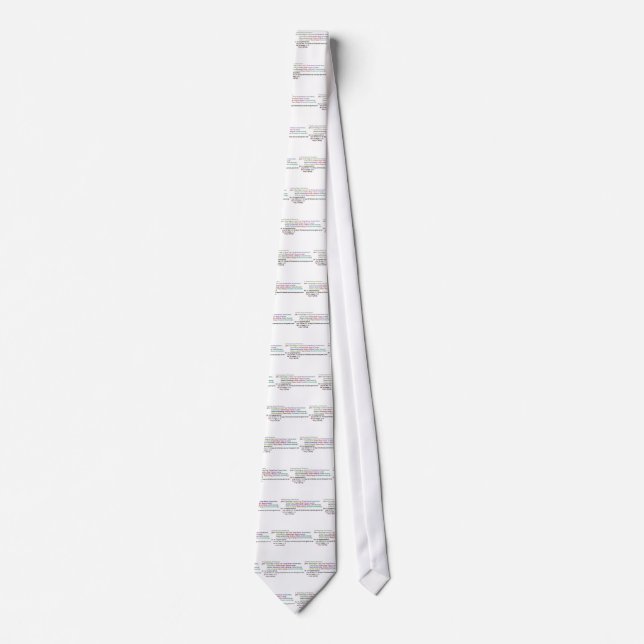 Twelve Days of Christmas in Python Tie (Front)