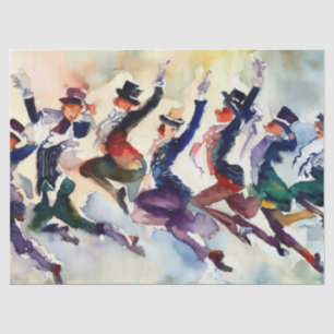 Twelve Days of Christmas: Lords A-Leaping (C), Tissue Paper