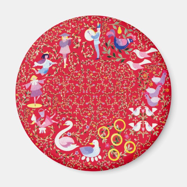 Twelve Days of Christmas Magnet (Front)