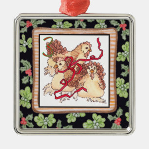 Twelve Days of Christmas Metal Tree Decoration