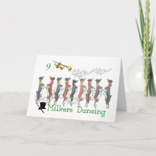 Twelve Days of Christmas Parody Holiday Card