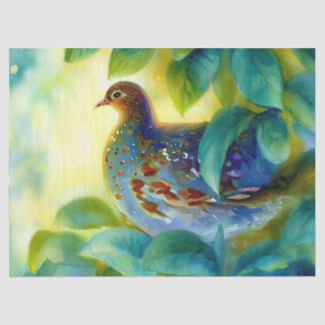 Twelve Days of Christmas: Partridge, (C) Tissue Paper (Front)